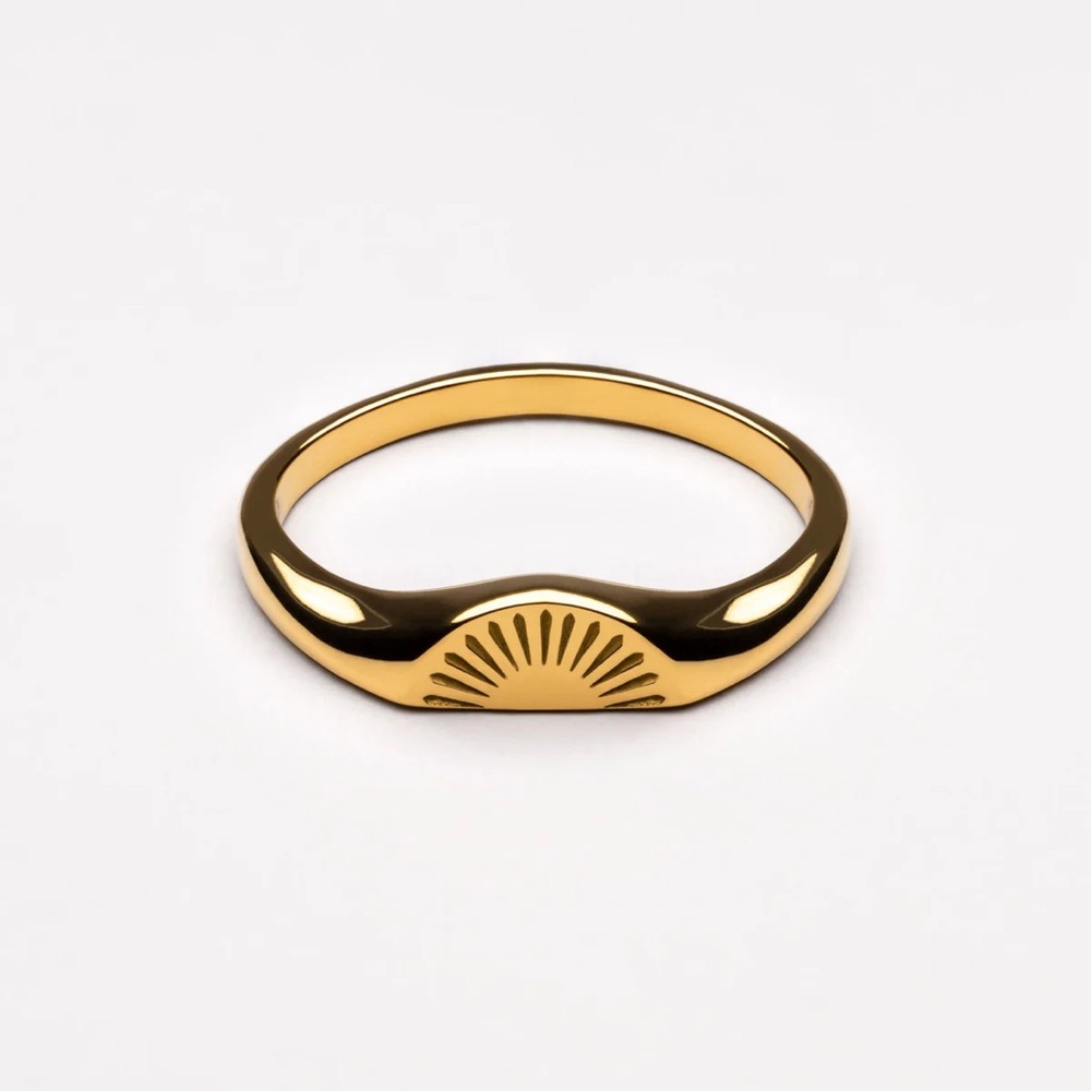 Sunburst Gold Women's Ring